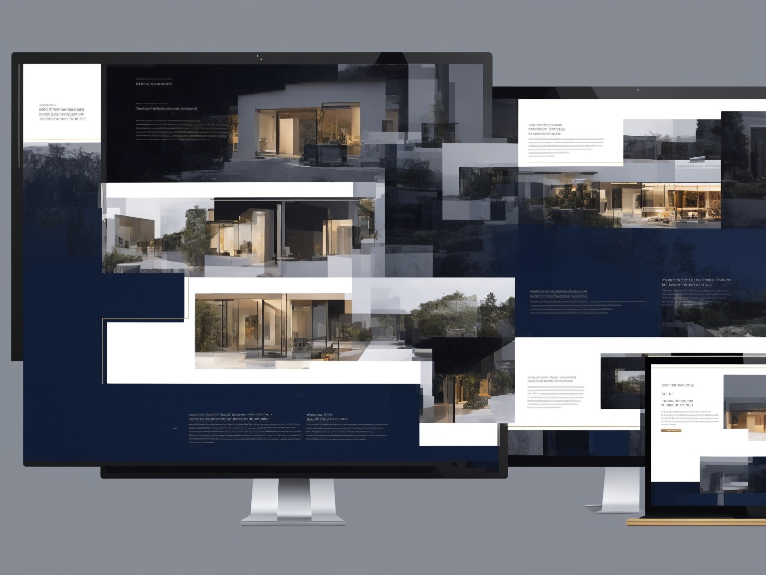 Sitio web de despacho de arquitectura