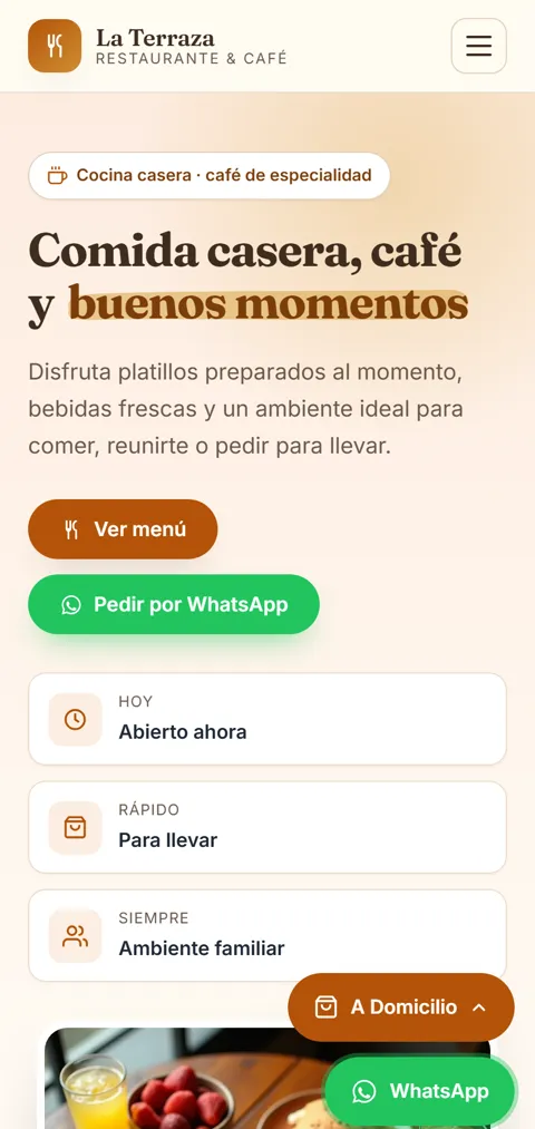 Ejemplo de página web para tu giro